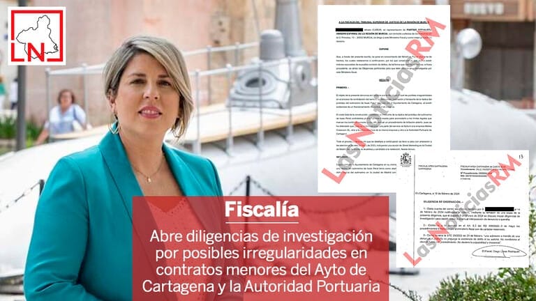 Fiscalía abre diligencias de investigación por posibles irregularidades en contratos menores del Ayuntamiento de Cartagena y la Autoridad Portuaria
