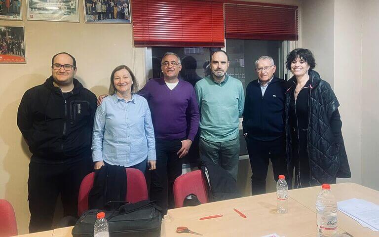 Óscar Antonio Sipán y Eva Pelegrí, ganadores del X Certamen de Relato Breve por el Día Internacional de la Mujer, organizado por el PSOE y Juventudes Socialistas de Alcantarilla