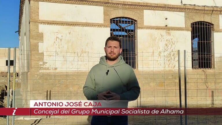 El Ayuntamiento de Alhama no está supervisando las obras del antiguo almacén del Taibilla, tras la marcha de la arquitecta responsable