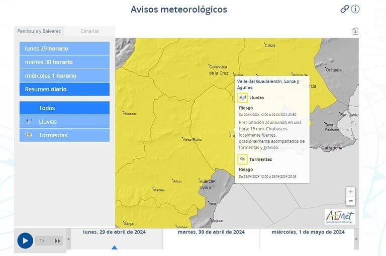 El PSOE de Lorca insta al Gobierno Popular a que tome medidas inmediatas para abordar el saneamiento de los cauces de las ramblas ante la previsión de fuertes lluvias