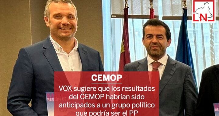 VOX sugiere que los resultados del CEMOP habrían sido anticipados a un grupo político que podría ser el PP