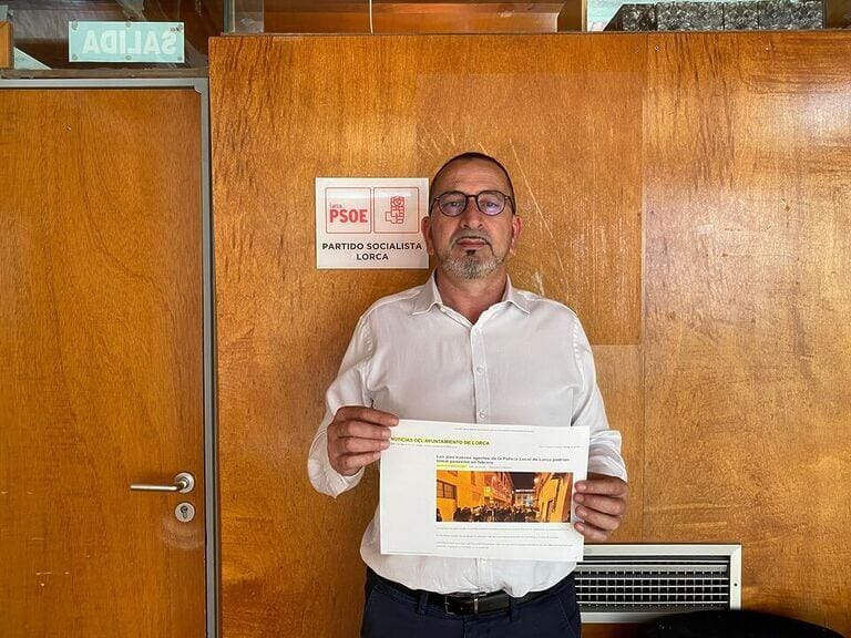 El PSOE de Lorca vuelve a exigir a Fulgencio Gil que cumpla sus promesas y reduzca la inseguridad en la que están sumidos los lorquinos desde hace meses