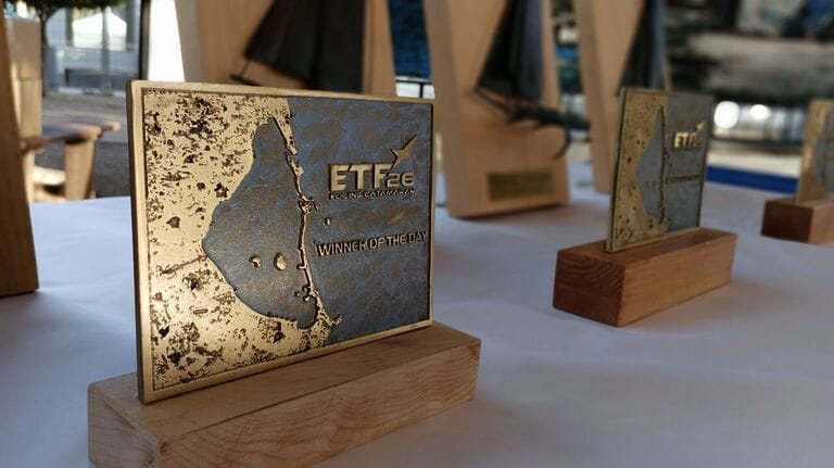 Arranca en Los Alcázares la primera prueba del circuito de catamaranes voladores de la clase ETF26