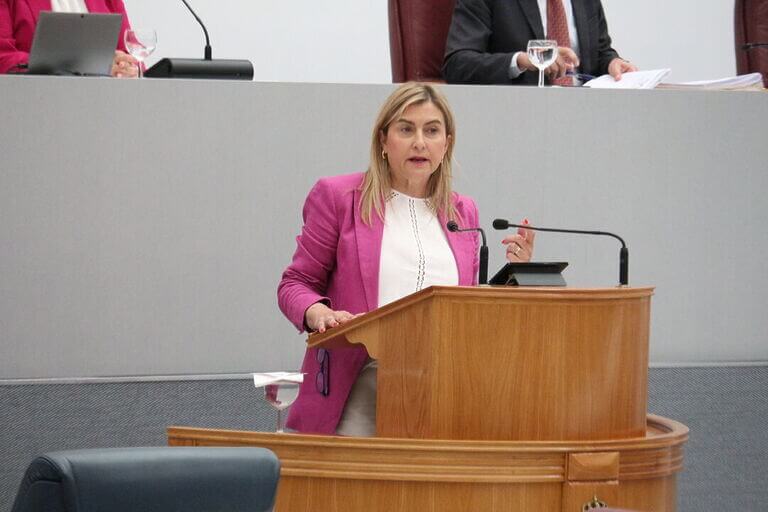 Carmina Fernández: “El PP es exactamente lo mismo que Vox, ha comprado sus postulados machistas y viene a defenderlos a la Asamblea”