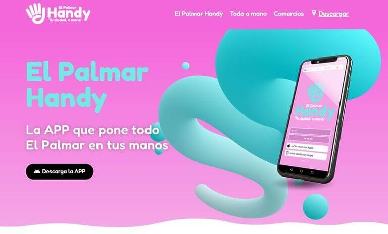 El asociacionismo entre los comercios de El Palmar se duplica desde el lanzamiento de la app 'Handy'