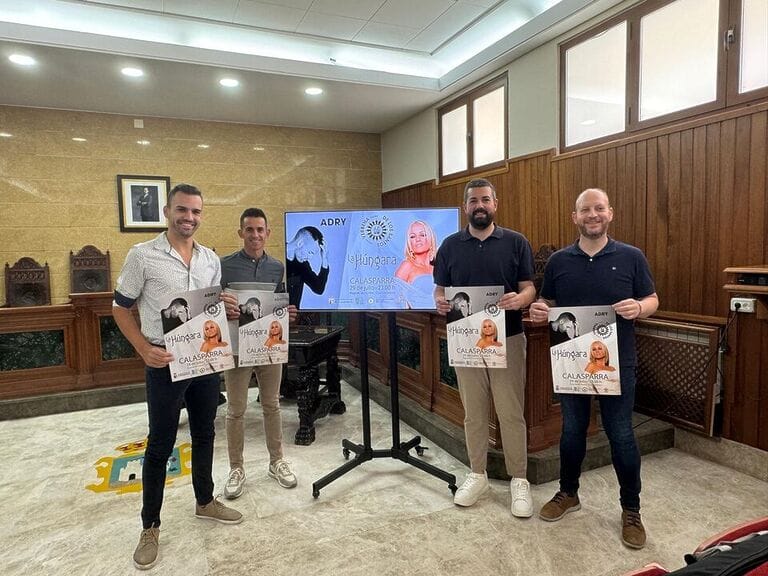 La Húngara y el calasparreño Adry protagonizarán la Verbena de los Santos 2024