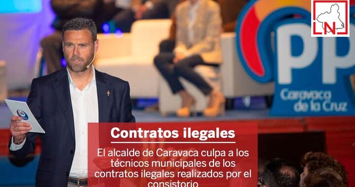 El alcalde de Caravaca culpa a los técnicos municipales de los contratos ilegales realizados por el consistorio