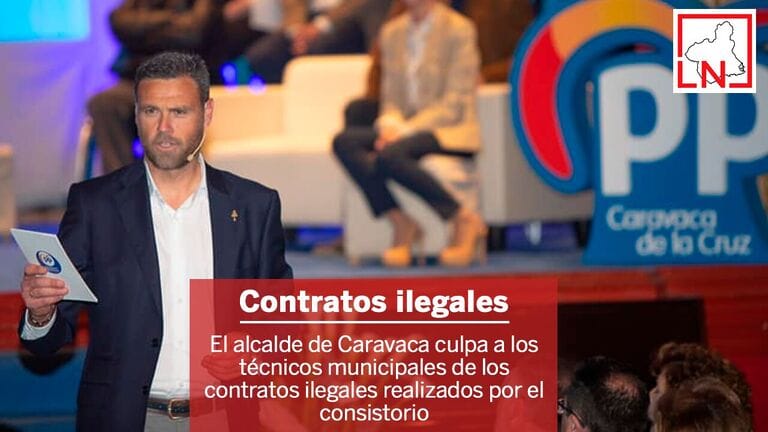 El alcalde de Caravaca culpa a los técnicos municipales de los contratos ilegales realizados por el consistorio