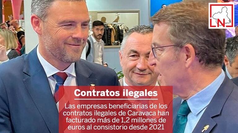 Las empresas beneficiarias de los contratos ilegales de Caravaca han facturado más de 1,2 millones de euros al consistorio desde 2021