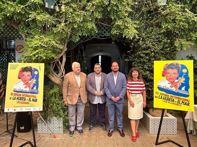 Greta Bungle ilustra el cartel de la 52 edición de la Semana Internacional de la Huerta y el Mar de Los Alcázares