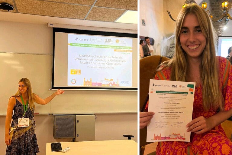 Premio internacional para el TFM en Energías Renovables de una doctoranda de la UPCT