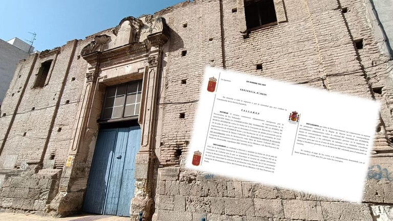 HUERMUR exige a la CARM que cumpla la sentencia que obliga a incoar como BIC el Convento de los Mínimos de Alcantarilla