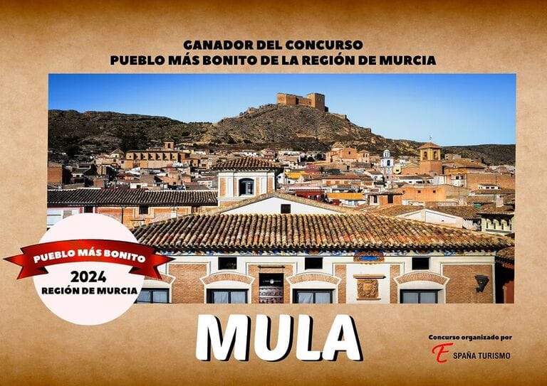 Mula, galardonado como el pueblo más bonito de la Región de Murcia 2024.
