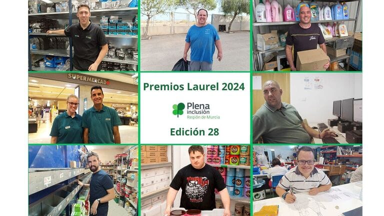 Plena inclusión Región de Murcia entrega los Premios Laurel en el Auditorio Víctor Villegas