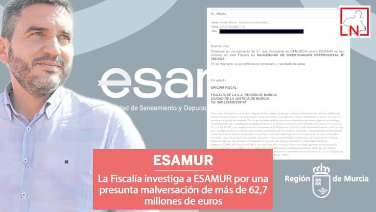 La Fiscalía investiga a ESAMUR por una presunta malversación de más de 62,7 millones de euros