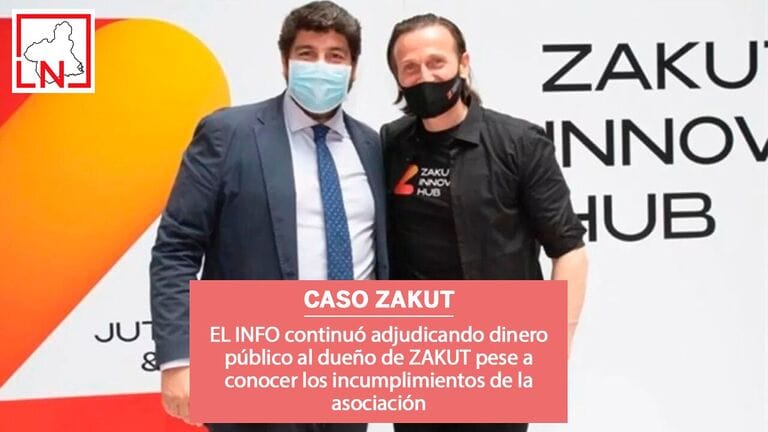 EL INFO continuó adjudicando dinero público al dueño de ZAKUT pese a conocer los incumplimientos de la asociación