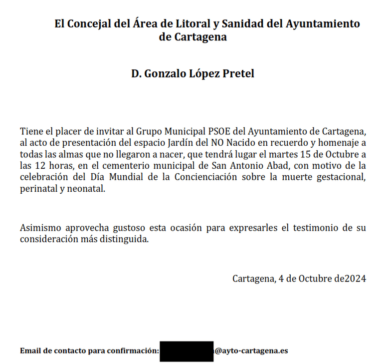 Manolo Torres: “El PP compra el argumentario de Vox y crea el “Jardín del No Nacido” en el cementerio municipal”