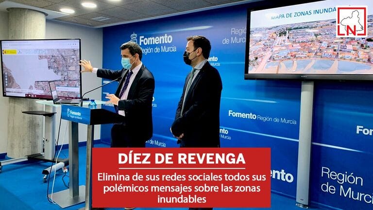 Díez de Revenga elimina de sus redes sociales todos sus polémicos mensajes sobre las zonas inundables