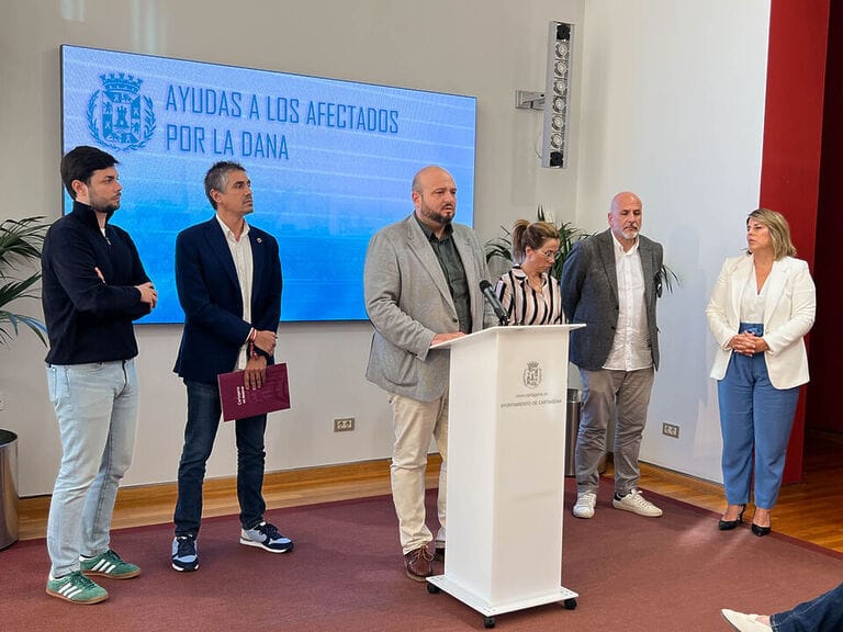 El PSOE de Cartagena apuesta por la unidad y el consenso de todos los grupos políticos para afrontar la crisis de Valencia