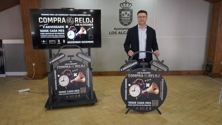 La CompraReloj vuelve a Los Alcázares y entregará hasta 2.000 euros para celebrar su V Aniversario