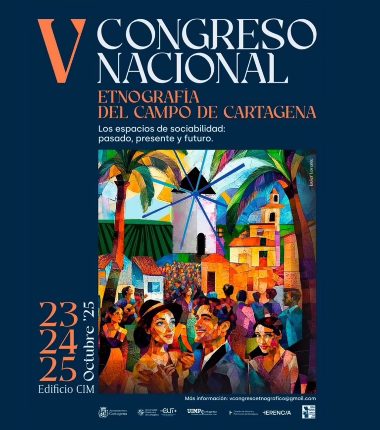 El V Congreso Nacional de Etnografía del Campo de Cartagena analizará la evolución de la sociabilidad