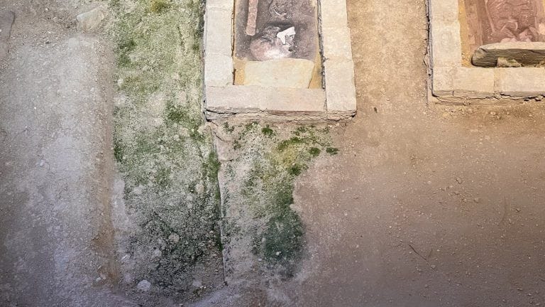 Huermur denuncia el deterioro del Centro de Interpretación de la Muralla de Santa Eulalia