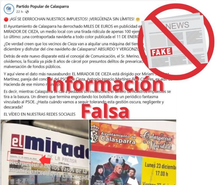 El Ayuntamiento de Calasparra desmiente acusaciones del Partido Popular y anuncia acciones legales