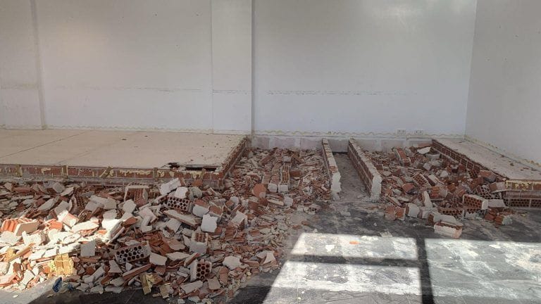 El PSOE denuncia el derribo de la sala de ensayos de la Banda Municipal de Música de Lorca