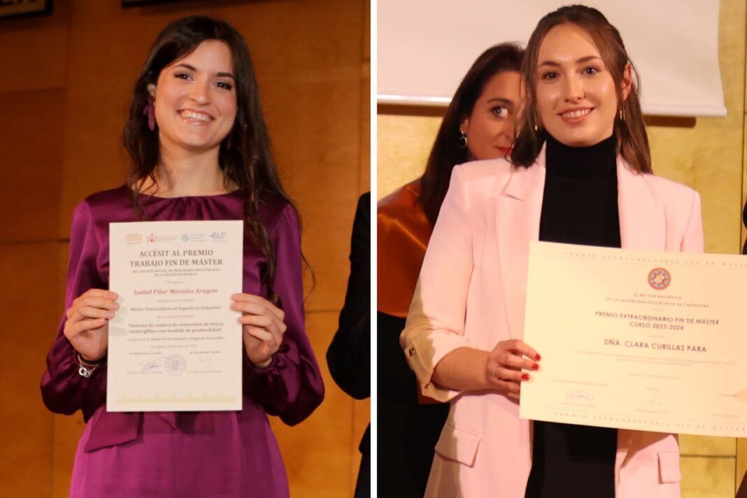 Dos doctorandas de la UPCT premiadas por sus investigaciones sobre eco-innovaciones y monitorización medioambiental