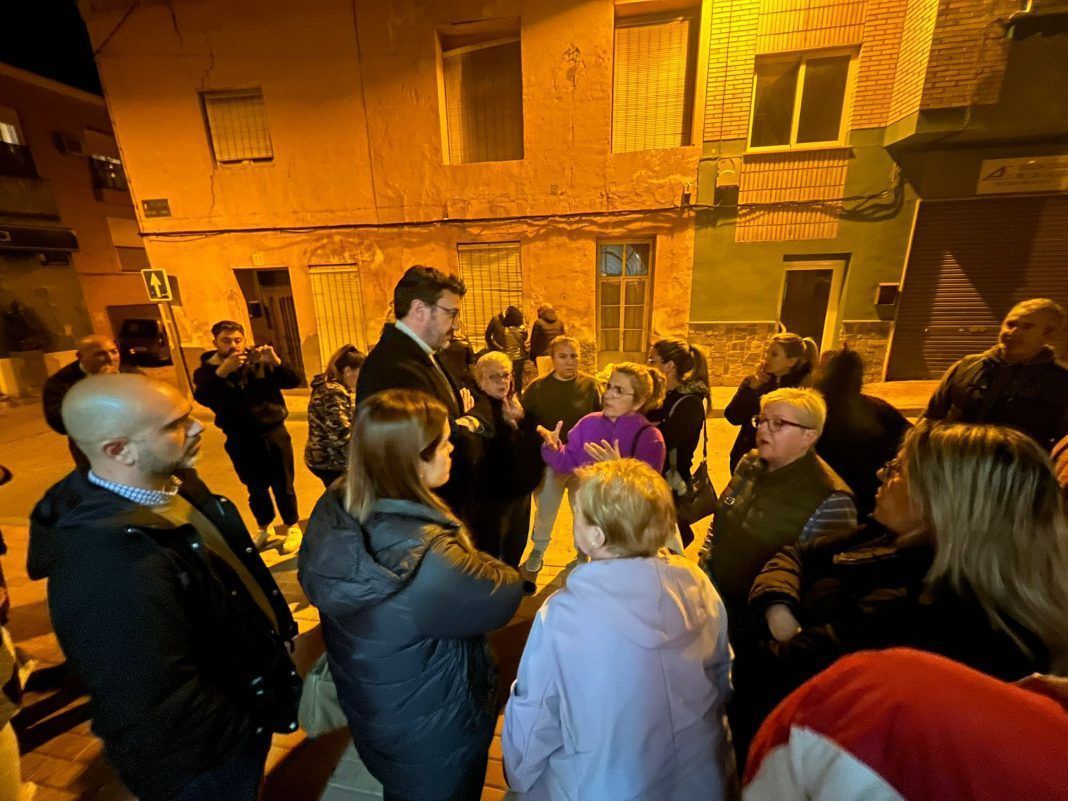 El PSOE exige al Ayuntamiento de Murcia soluciones urgentes para las familias desalojadas de La Alberca
