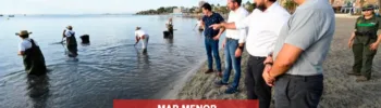 Denuncian ante la Fiscalía irregularidades en el contrato de retirada de biomasa en el Mar Menor