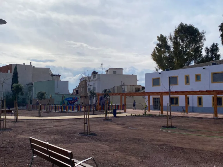 El PSOE de Lorca celebra la inauguración del Parque del Espejico en la Virgen de las Huertas tras décadas de reivindicación vecinal