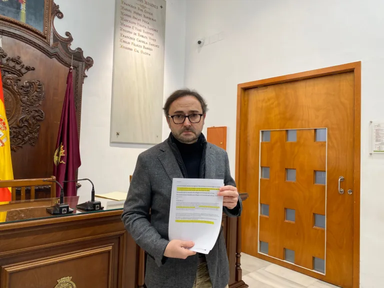 El PSOE exige a Fulgencio Gil que desbloquee el presupuesto municipal de Lorca