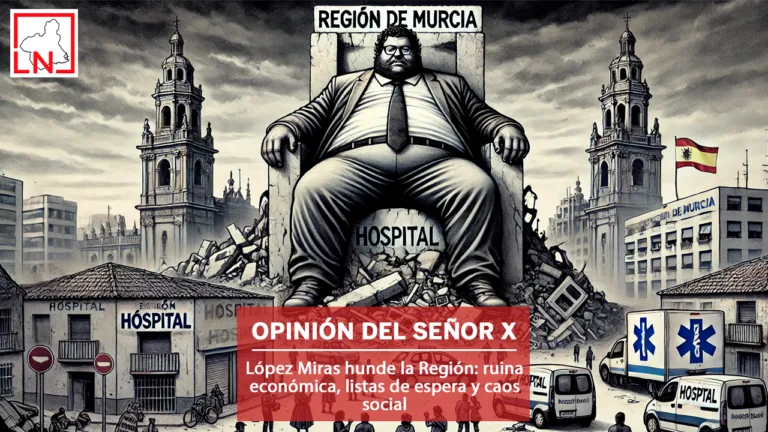 López Miras hunde la Región: ruina económica, listas de espera y caos social