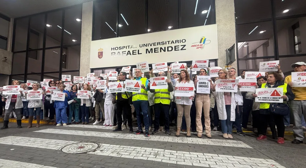 UGT exige más personal en el hospital Rafael Méndez de Lorca y critica el trato discriminatorio del SMS