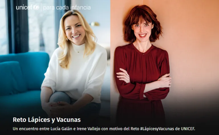 UNICEF España reúne a Irene Vallejo y Lucía Galán en un evento sobre educación y salud infantil