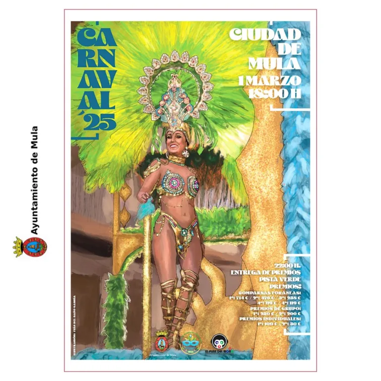 Mula presenta el cartel oficial del Carnaval 2025 y abre las inscripciones para el desfile
