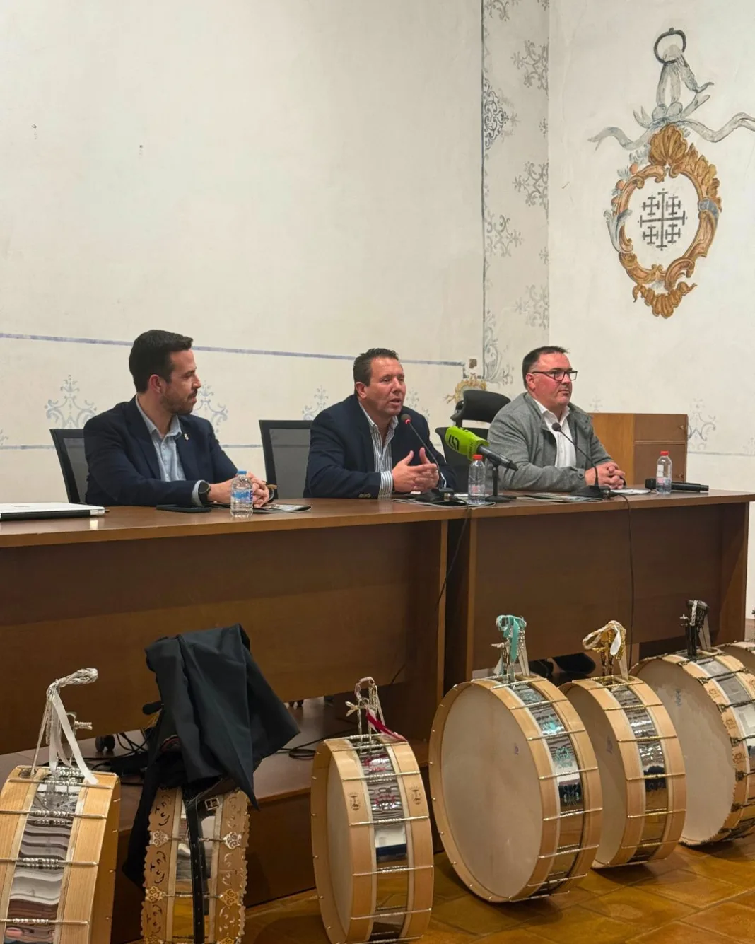 Mula presentó a su delegación para las Jornadas Nacionales del Tambor y el Bombo