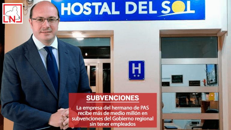 La empresa del hermano de PAS recibe más de medio millón en subvenciones del Gobierno regional sin tener empleados