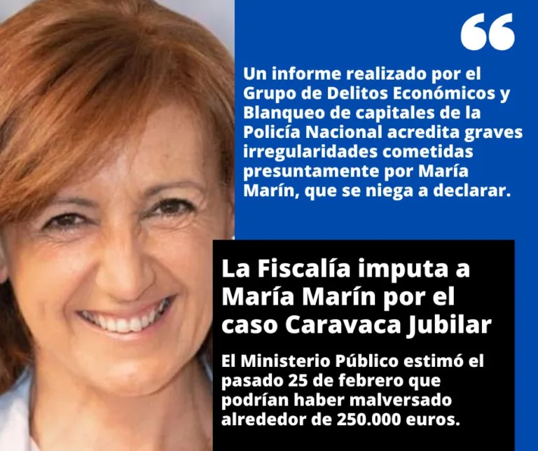 La Fiscalía imputa a la presidenta del PP de Calasparra por malversación y falsedad documental en el caso Caravaca Jubilar