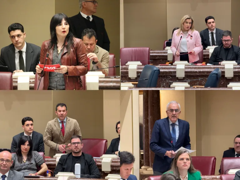 El PSOE desmonta la gestión del Gobierno regional en sanidad, presupuestos, ayudas y emergencias durante el Pleno de la Asamblea