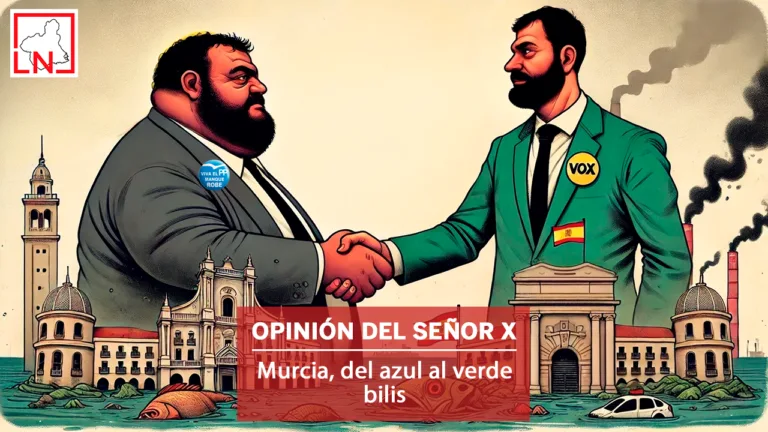 Murcia, del azul al verde bilis