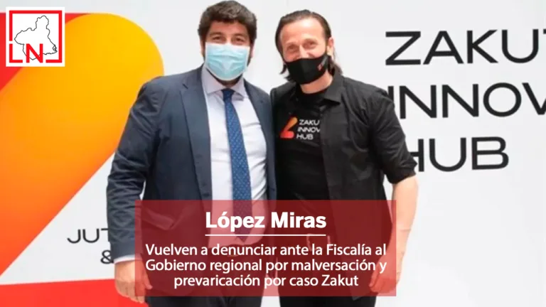 Vuelven a denunciar ante la Fiscalía al Gobierno regional por malversación y prevaricación por caso Zakut