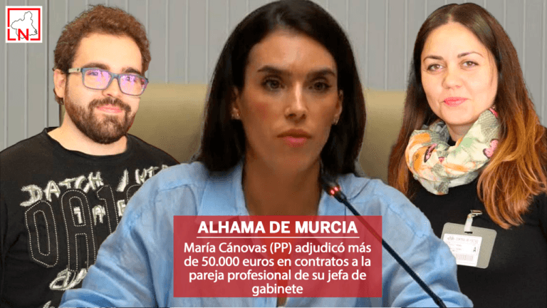 María Cánovas (PP) adjudicó más de 50.000 euros en contratos a la pareja profesional de su jefa de gabinete
