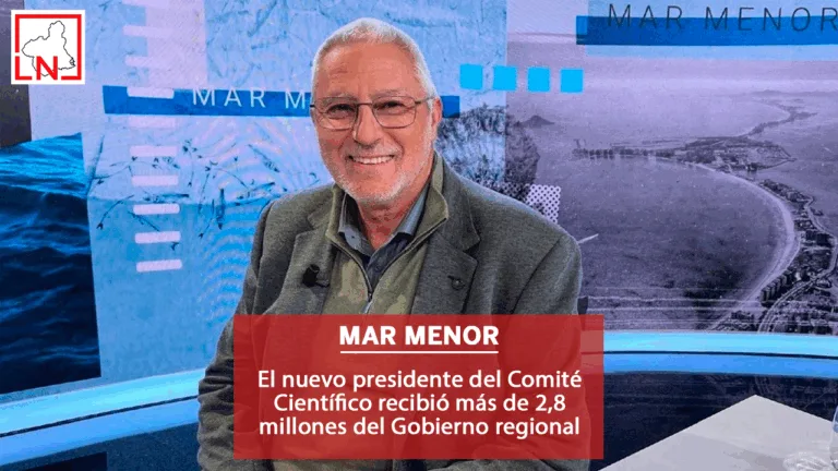 El nuevo presidente del Comité Científico del Mar Menor recibió más de 2,8 millones del Gobierno regional