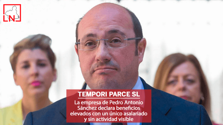 La empresa de Pedro Antonio Sánchez declara beneficios elevados con un único asalariado y sin actividad visible