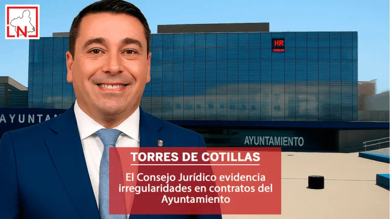 El Consejo Jurídico evidencia irregularidades en contratos del Ayuntamiento de Las Torres de Cotillas