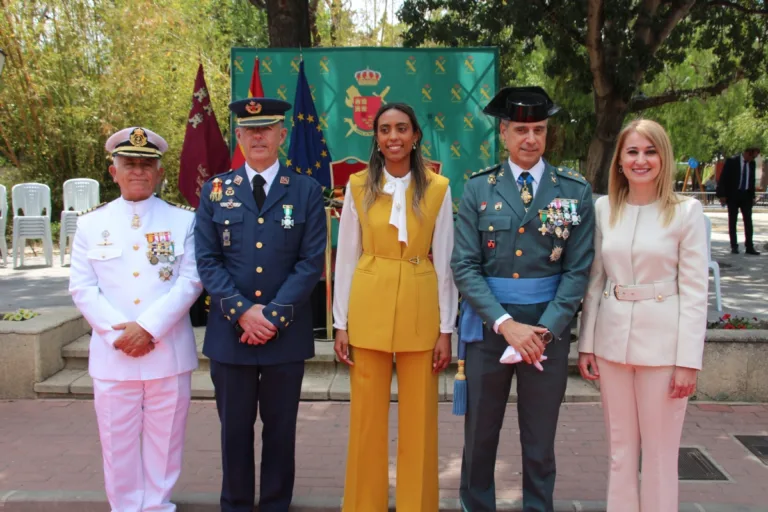 Alhama de Murcia acoge por primera vez el acto regional del 181º aniversario de la Guardia Civil