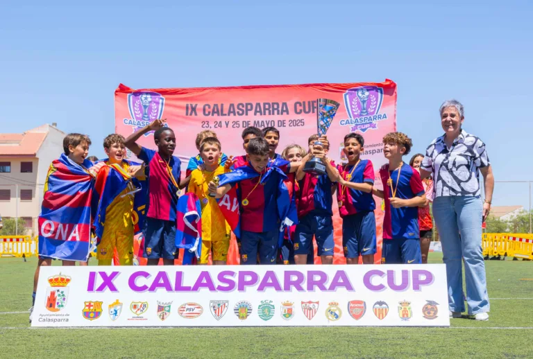 El FC Barcelona revalida título en la Calasparra Cup 2025 en una edición histórica y multitudinaria