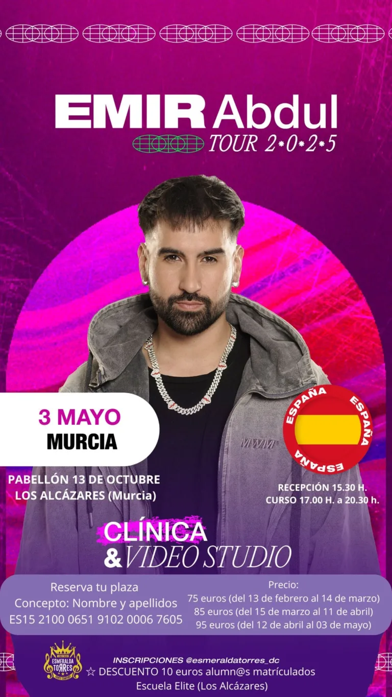 Emir Abdul hace bailar a Los Alcázares en su única parada en la Región de Murcia